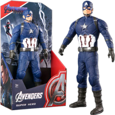 Toybliss Captain America Avengers Action Figure (9002), Ages 3 Plus image