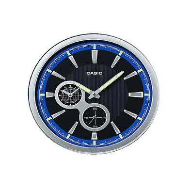 Casio IQ-89-8DF Wall Clock (Silver) image