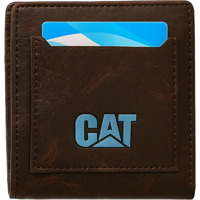 CAT Stylish High Quality Artificial Leather Wallet For Men image