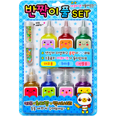 CH Glitter Glue 1 Set Multicolor image