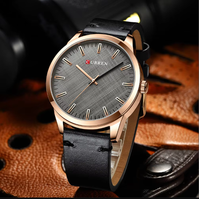 CURREN 8386 Man Watches 2024 Fashion Business Quartz Wristwatch with Leather Classic Casual Male Clock reloj hombre image