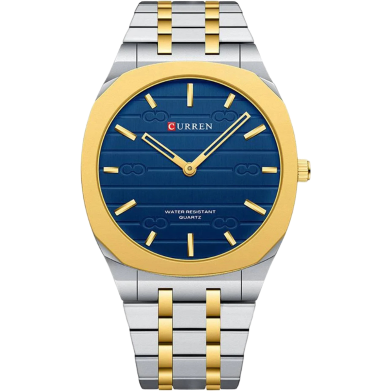 CURREN 8444 Stainless Steel Ultra Thin Quartz Fashion Watch For Men image