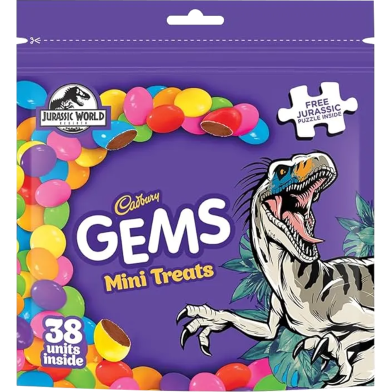 Cadbury Gems Mini Treats Pack 38Units 120.08gm image