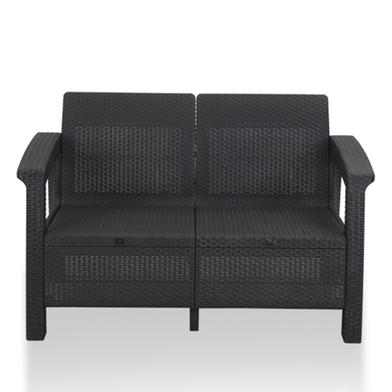 Caino Sofa Double W/O Foam - Black image
