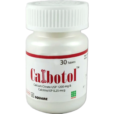 Calbotol 1200 Mg, 0.25 Mcg Tablet 30'S Pack image