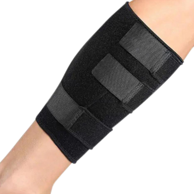 Calf Brace Adjustable Shin Splint Support Sleeve Leg Compression Wrap for Pulled Calf Muscle Pain Strain Injury, Swelling, Fits Men and Women image