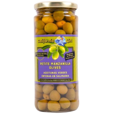California Girl Petite Manzanilla Olives Jar 470 gm image