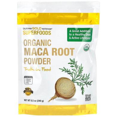 California Gold Nutrition, Superfoods, Organic Maca Root Powder - 240 Gm -519722683 image