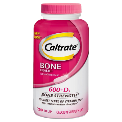 Caltrate Bone Health 600 Plus D3 Highest Level Calcium And Vitamin D Supplement 600 mg – 120 Tablet image