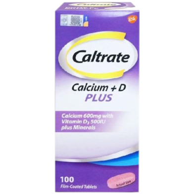 Caltrate Calcium Plus D Plus Minerals – 100 Tablets image