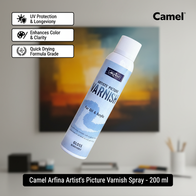 Camel Arfina Artist's Picture Varnish Spray - 200 ml Slide 2