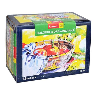 Camel Coloured Drawing Ink 20 ml Jar - 12 Shades image