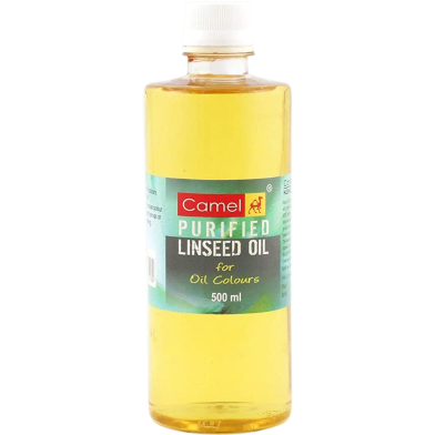 Camel Linseed Oil (for Oil Painting) (500ml) image