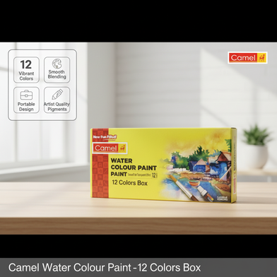 Camel Water Colour Paint 12colors Box for Painting and Drawing Slide 2