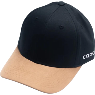CapOn Black And Light Brown Contrast Cap By Capon image