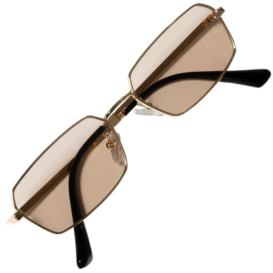 CapOn Retro Unisex Sunglass-PEACH image