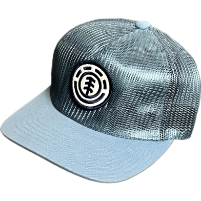 Capon Blue Mesh Trucker Cap Element Logo Patch image