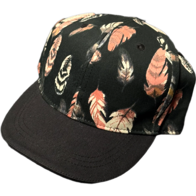 Capon Feathered Shadow All Over Print Snapback Cap (Kids Cap Age 6-18) Years image