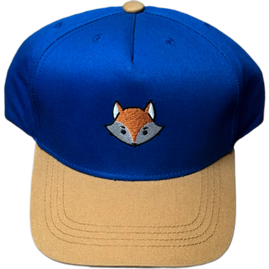 Capon Maison Kitsune Lapis Fox Two Tone Baseball Cap Age 6-18 Years image
