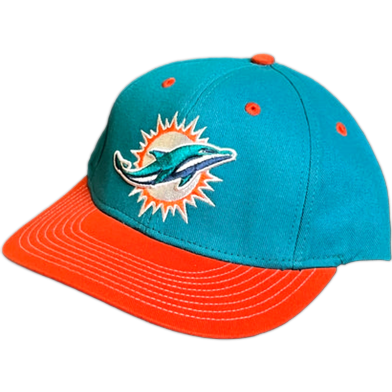 Capon Miami Dolphins Teal/Orange Cap image