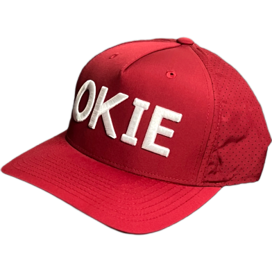 Capon Okie Mesh Trucker Baseball Red And White Edition Cap image
