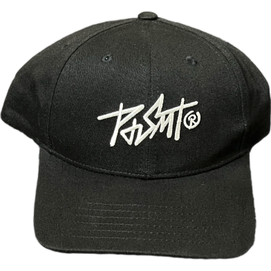 Capon Posse Script Logo Hat Black Cap image