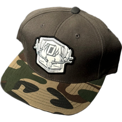 Capon Rebel8 Still Dash Hunt And Antler Patch Camo Bill Flat Bill Cap image