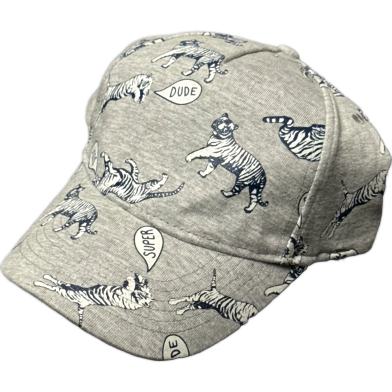 Capon Super Dude Tiger Sketch Jersey Cap (Kids Cap Age 6-18) Years image