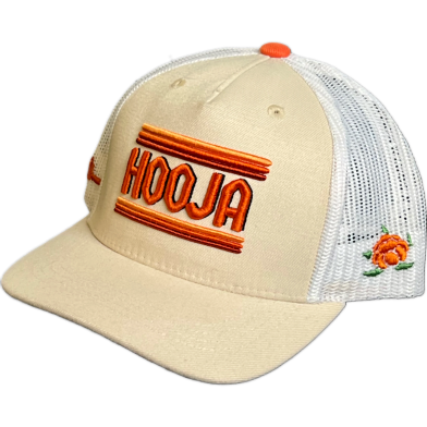 Capon Teenage HOOJA Light Beige And White Mesh Trucker Cap ( Kids Cap Age 6-18 ) Years image