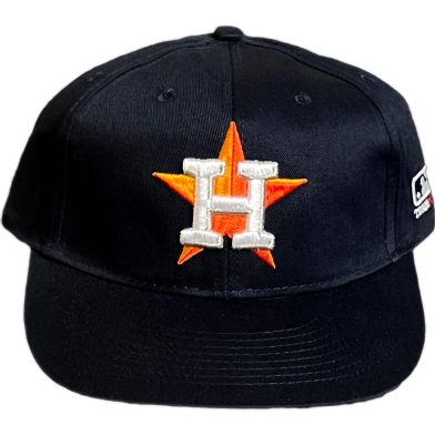 Capon Teenage Houston Astros Navy Blue Cap ( Kids Cap Age 6-18 ) Years image