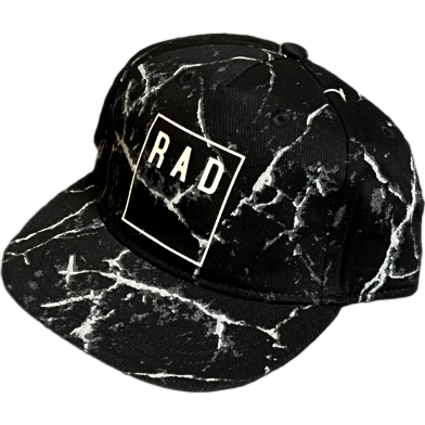 Capon Teenage RAD Black Snapback Cap ( Kids Cap Age 6-18 ) Years image