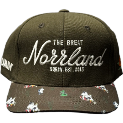 Capon The Great Norrland Sqrtn Moomin Collaboration Snapback Cap (Kids Cap Age 6-18) Years image