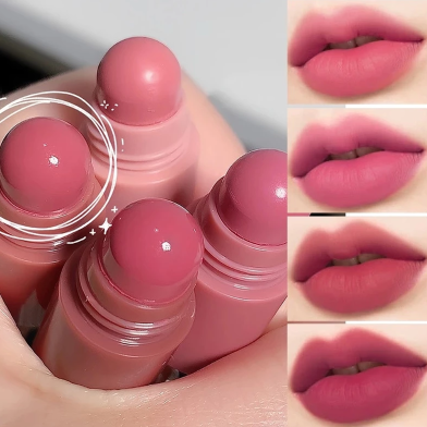 Capupu 4 In 1 Waterproof Long Lasting Non-Stick Cup Lip Gloss Matte Velvet Lipstick Pen Crayon Lipstick Fashion Red Lip Tint image