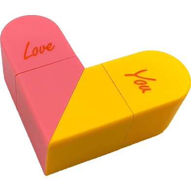 Cappuvini Love You Double Sided Heart-Shape Nourishing Lip Balm image