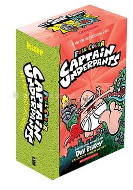 Captain Underpants Full Color Edition Box of 7 Books