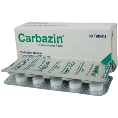 Carbazin 200 mg Tablet 10's Strip image