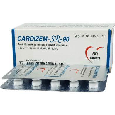 Cardizem-SR 90 mg Tablet 10's Strip image