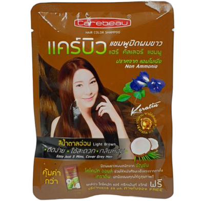 Carebeau Hair Color Shampoo Coke Brown image