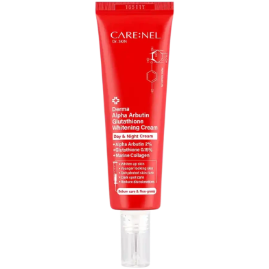 Carenel Derma Alpha Arbutin Glutathione Whitening Cream-45ml image