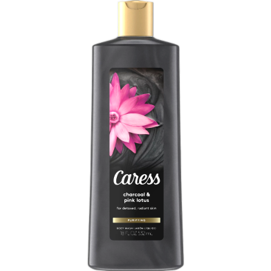 Caress Charcoal and Pink Lotus Body Wash – 532ml image