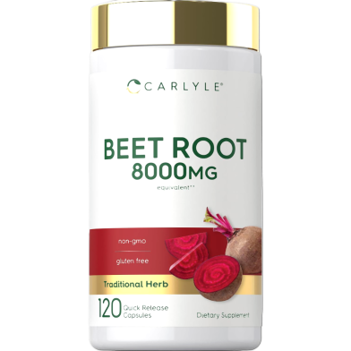 Carlyle Beet Root 8000mg Quick Release Capsules 120 Pcs image