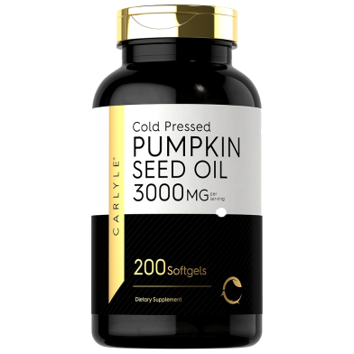 Carlyle Cold Pressed Pumpkin Seed Oil 3000 Mg - 200 Softgels -525712571 image