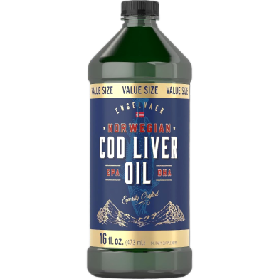 Carlyle Engelvaer Norwegian Cod Liver Oil Epa DHA 16 FL OZ 473 ml - X001R6ZJ2L image