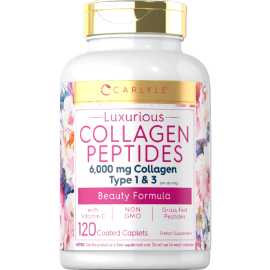 Carlyle Luxurious Collagen Peptides 6000mg 120 Capsules - X0027i7w41 image