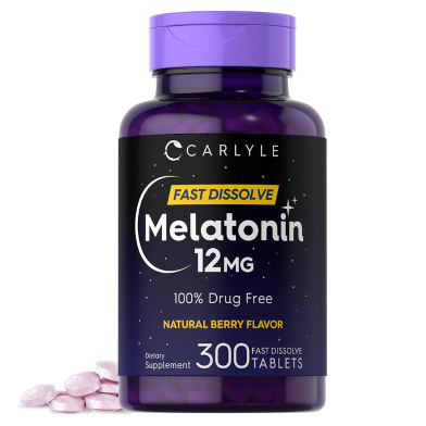 Carlyle Melatonin 12 Mg Fast Dissolve - 300 Tablets -523533524 image