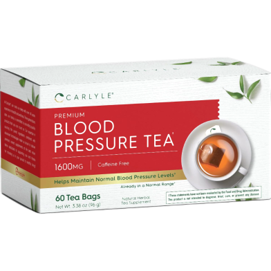 Carlyle Premium Blood Pressure Tea 1600mg 60 Tea Bags - X002wudfl3 image