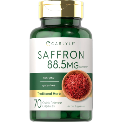 Carlyle Saffron 88 5 MG 70 Quick Release Capsules - X003XXNMF7 image