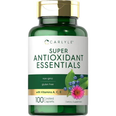 Carlyle Super Antioxidant Essentials With Vitamins A C E 100 Coated Caplets - X003K4E4PB image