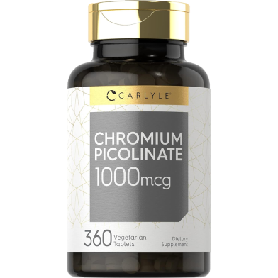 Carlyle Ultra Chromium Picolinate 1000mcg 360 Tablets -525086353 image