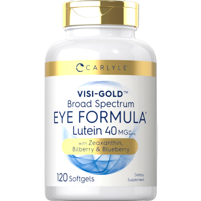 Carlyle Visi Gold Broad Spectrum Eye Formula Lutein 40mg 120 Softgels image